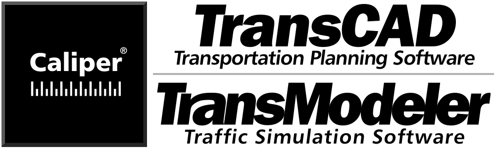 Caliper TransCAD TransModeler 1000x300px