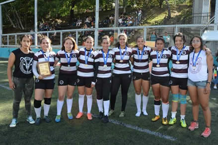 El equipo de rugby femenino de la Sede, Subcampeón del Clasificatorio Nacional al Súper Sevens.