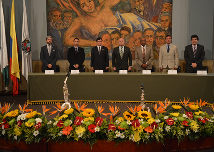 La ceremonia, en la que se graduaron 31 doctores, se llevó a cabo en el Aula Máxima Pedro Nel Gómez de la Facultad de Minas.