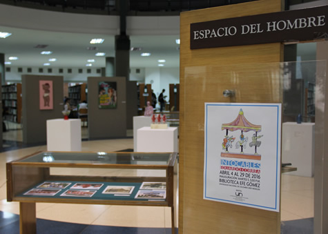 La exposición, abierta a todo público, está en el Espacio del Hombre de la Biblioteca Efe Gómez.