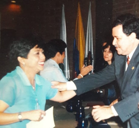 Hace algunos años la Medalla Alejandro López, máxima distinción administrativa que entrega la U.N. Sede Medellín a sus empleados.