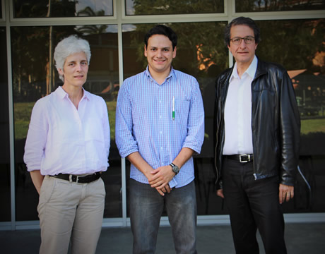Profesores Ulrike Tillman, José Manuel Gómez y Alejandro Adem.