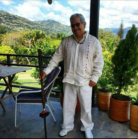 Era amante de las culturas colombianas, como lo describió uno de sus amigos. Foto: cortesía José Luis Vargas.