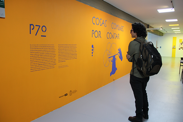 El Proyecto 70 contempla tres componentes: editorial, expositivo y académico. Foto Unimedios Medellín.