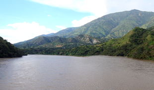 El río Cauca pasa por más de 180 municipios de Cauca, Valle del Cauca, Risaralda, Caldas, Antioquia, Sucre y Bolívar. Foto: tomada de bit.ly/2ZVXgqY
