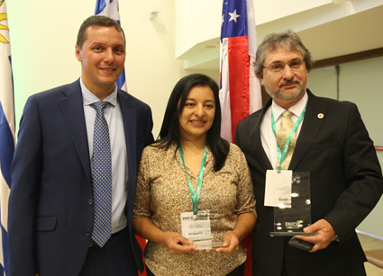 Durante el Encuentro la Revista Facultad Nacional de Agronomía de la UNAL recibió reconocimiento.