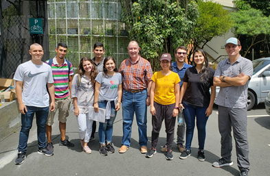 El equipo de la UNAL Medellín es liderado por el profesor Germán Poveda Jaramillo (ubicado en el centro de la imagen). Foto: cortesía Johanna Yepes Palacio.