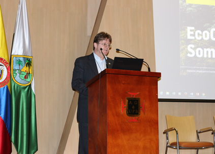 Vicerrector de la Sede, Juan Camilo Restrepo Gutiérrez, destacó la importancia del trabajo colaborativo.
