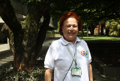 Profesora Carmen Elena Zapata Sánchez, directora del Sistema de Gestión Ambiental de la U.N. Sede Medellín.
