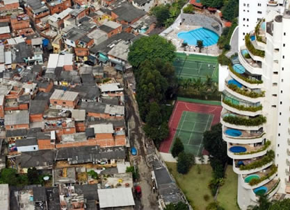 Brasil es uno de los países que más sufre y evidencia la desigualdad en América Latina. Fotografía tomada de: www.infobae.com