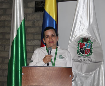 Olga Patricia Mora Herrera, líder de la brigada de emergencias.