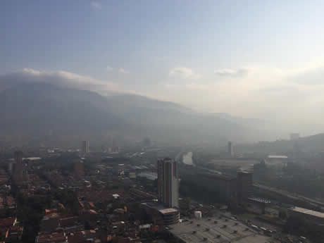 En Medellín se comparten datos abiertos sobre el clima y contaminación atmosférica.