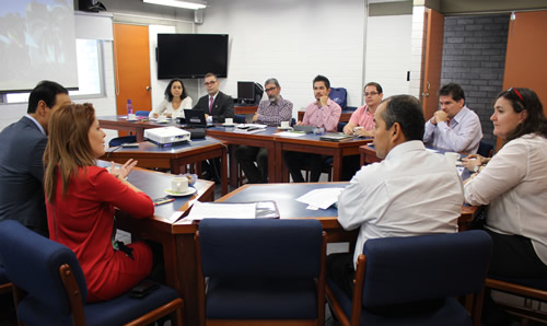 Directivos y decanos de la U.N. Sede Medellín se reunieron con los representantes del Instituto Tecnológico de Santo Domingo.