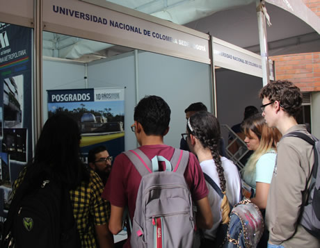Cuatro Sedes de la Universidad Nacional de Colombia también dieron a conocer sus programas de posgrado y las facilidades de movilidad académica.