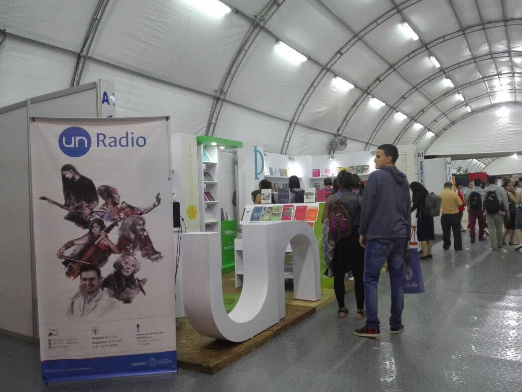 UN Radio Medellín también se sumó a la 11° Fiesta del Libro y la Cultura de Medellín.