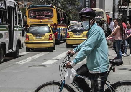 En Colombia las ciudades con el aire más contaminado son Bogotá, Medellín y Cali. Foto: tomada de bit.ly/2Gp9P7c