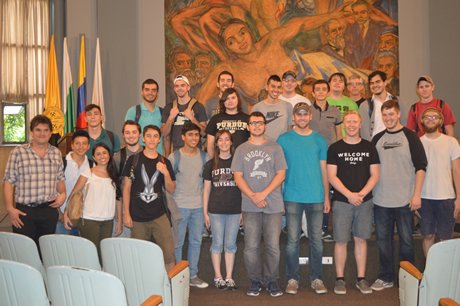 13 estudiantes de la Universidad de Purdue y 12 de la U.N. Sede Medellín participaron en el curso.