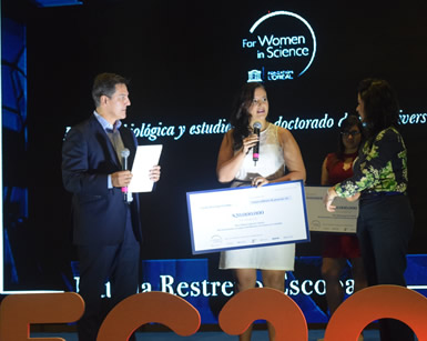 Gala de premiación Programa Nacional Mujeres para la Ciencia. Foto: cortesía L’Oréal.