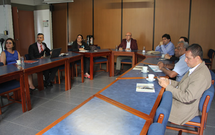 Los representantes de las Instituciones se reunieron con las directivas de la Sede Medellín.