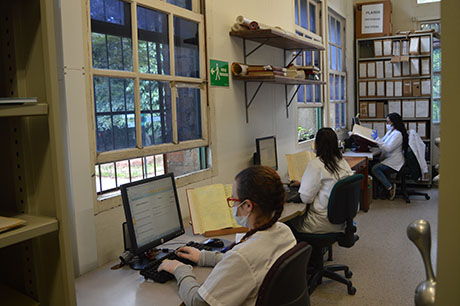 La Universidad ha dispuesto oficinas en los lugares que antes ocupaban documentos. Foto: cortesía Oficina de Gestión Documental.