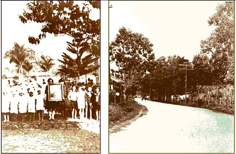 Calle de Itagüí en 1879. Cortesía: Alcaldía de Itagüí.