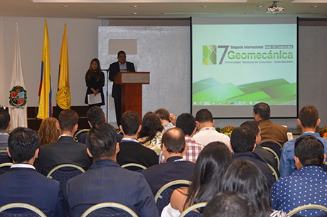 Al 7° Simposio Internacional de Geomecánica, la más reciente versión que realizó la UNAL Medellín, asistieron unas 120 personas. Foto: cortesía Guillermo Alzate.