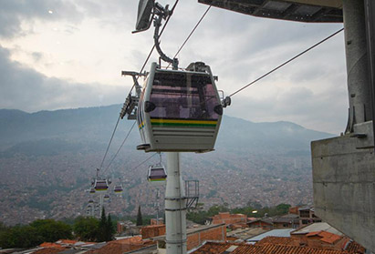 El Metrocable Picacho será el sexto cable aéreo de Medellín. Foto: Alcaldía de Medellín.