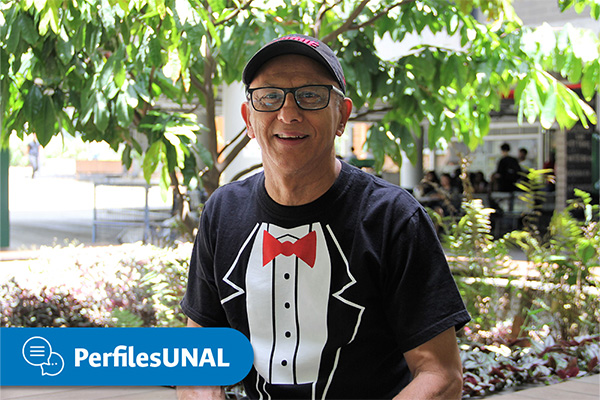 Heriberto Villa Orozco se siente orgulloso y agradecido por haber dedicado su vida laboral a la UNAL Medellín. Foto: Unimedios.