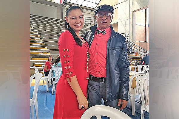 En la UNAL Medellín conoció a su esposa, Isabel Cristina García González. Foto: cortesía Heriberto Villa Orozco.