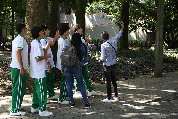 Los estudiantes recorrieron el campus y conocieron las distintas facultades.  Foto Unimedios.