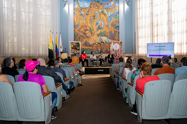 Se realizaron varias sesiones en los campus Robledo y El Volador. Foto de la Oficina de Comunicaciones de la Facultad de Minas.