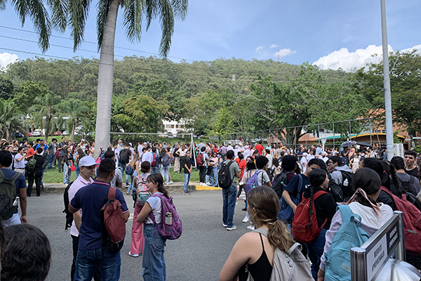Simulacro de evacuación UNAL Sede Medellín - 8 de noviembre de 2023