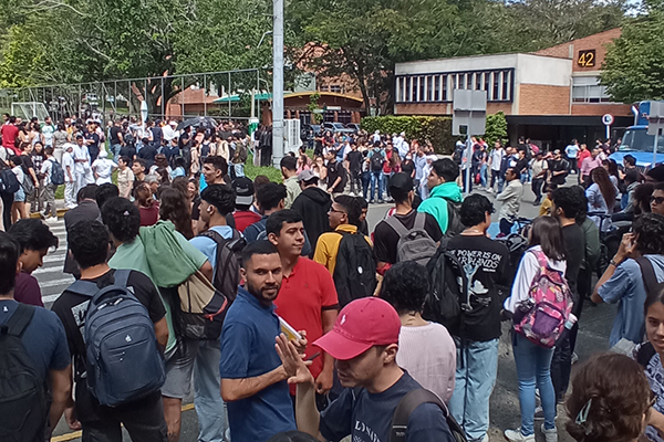 Simulacro de evacuación UNAL Sede Medellín - 8 de noviembre de 2023