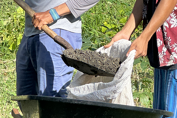 El evento incluyó talleres que vincularon a los asistentes en la preparación de abonos orgánicos, por ejemplo. Foto de Unimedios.