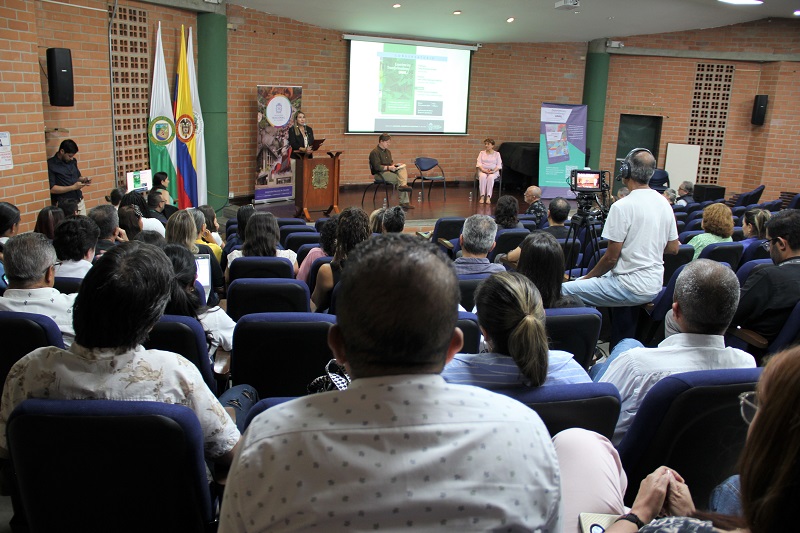 El evento se realizó el pasado 30 de enero en el Auditorio Álvaro Pérez Roldan del campus El Volador y fue transmitido por el canal de Youtube @SedeMedellinUNAL. Foto: Unimedios Medellín.