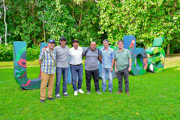 Parte de la delegación de la UNAL Medellín en Aparatadó. Foto Unimedios Medellín.