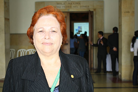 Carmen Elena Zapata Sánchez, coordinadora del Laboratorio de Calidad de Aire de la Facultad de Minas.