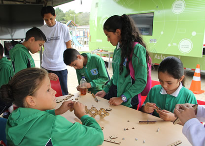 Estudiantes de las instituciones educativas Gómez Palta y Carolina del Príncipe participaron en las actividades.