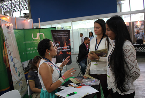 La Universidad Nacional de Colombia fue la única representante de instituciones de educación superior en la Feria.