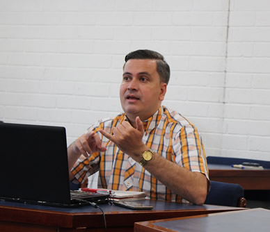 David León, representante de la Universidad Industrial de Santander.