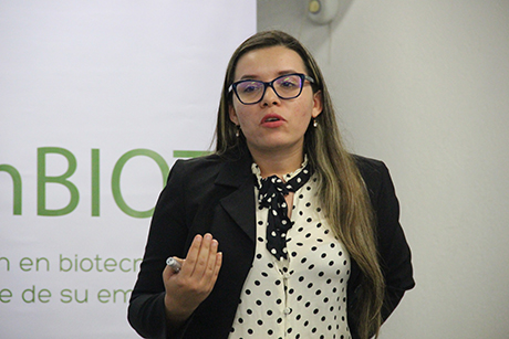 Katia Méndez Naranjo, coordinadora de Prospectiva e Inteligencia Competitiva de BioinTropic.