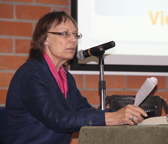 Viviane Brecht profesora e investigadora del Colegio de México.