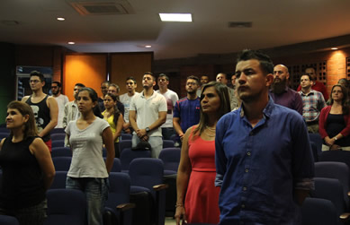 Al evento de lanzamiento asistieron estudiantes, docentes y funcionarios de la U.N. Sede Medellín.