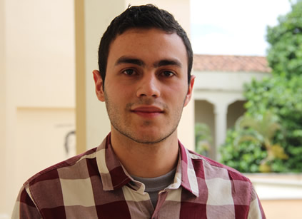 Cristian Ramírez Sepúlveda, estudiante de Economía de la U.N. Sede Medellín.