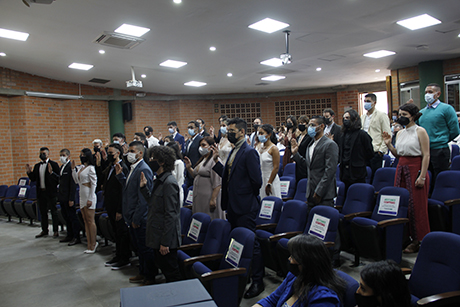La Facultad de Arquitectura graduó 53 estudiantes de pregrado y 60 de posgrado. Foto: Unimedios.