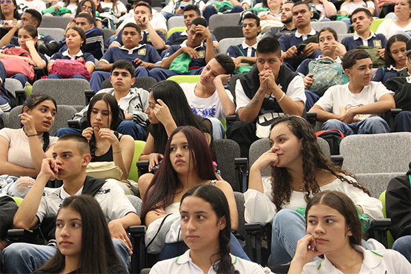 Los estudiantes viajaron desde municipios de distintas subregiones, excepto del Valle de Aburrá. Foto: Unimedios.