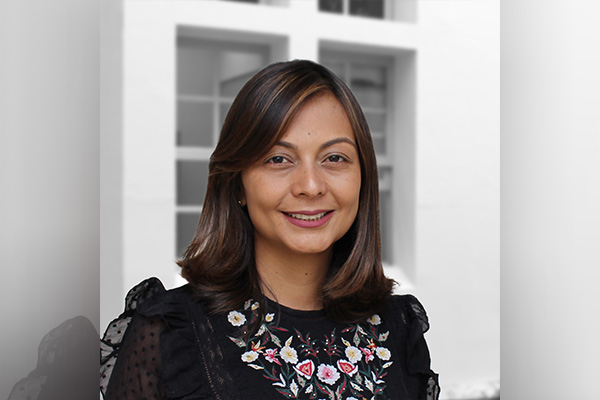 Catalina Atehortúa García, abogada en propiedad intelectual es también parte del equipo. Foto: cortesía.