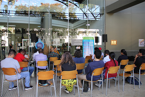 El lanzamiento del libro se realizó en el marco de la iniciativa Celebración de la Palabra en el mes de junio en el Campus El Volador. Foto Unimedios.