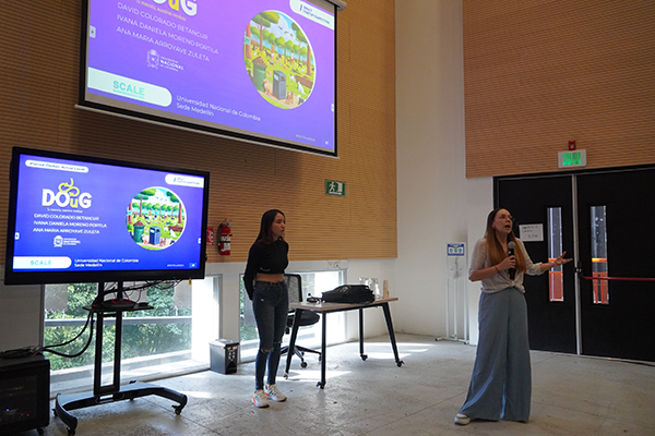 Los participantes de la UNAL Medellín fueron ganadores de una semifinal y una final local. Foto cortesía de la Dirección de Investigación y Extensión de la UNAL Medellín.