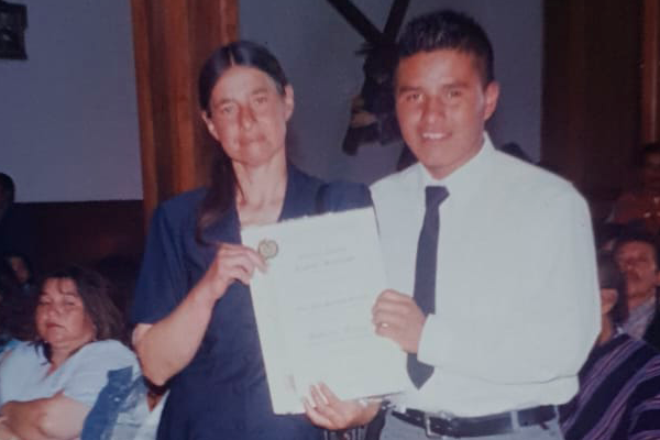 “Hay un conocimiento geométrico en las artesanías de los ingas..., para esto debemos también llevar una serie de cuentas”. Foto cortesía de Jimmy Pejeandino